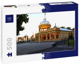Lais Puzzle - Das Bendigo War Memorial und Museum auf der Paul Mall in der historischen Goldgräberstadt Bendigo, Victoria, Australien - 500 Teile