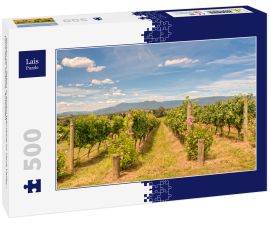 Lais Puzzle - Reihen von Reben in einem Weinberg im Yarra Valley - Yarra Glen, Victoria, Australien - 500 Teile