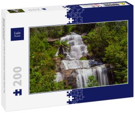 Lais Puzzle - Wunderschöne Fainter Falls im australischen Urwald. Kiewa Tal, Victoria, Australien - 200 Teile