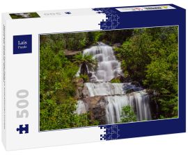 Lais Puzzle - Wunderschöne Fainter Falls im australischen Urwald. Kiewa Tal, Victoria, Australien - 500 Teile