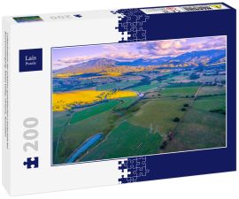 Lais Puzzle - Luftaufnahme der schönen australischen Landschaft bei Sonnenuntergang. Kiewa Valley, Victoria, Australien - 200 Teile