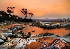 Lais Puzzle - Bay of fires Sonnenuntergang, Tasmanien, Australien - 500 & 1.000 Teile