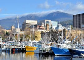 Lais Puzzle - Fischerboot am Kai in Hobart Harbour, Tasmanien, Australien - 500 & 1.000 Teile