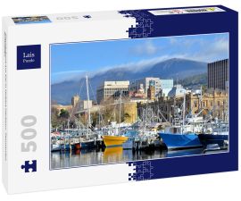 Lais Puzzle - Fischerboot am Kai in Hobart Harbour, Tasmanien, Australien - 500 Teile