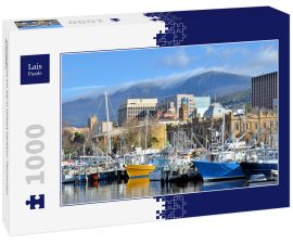 Lais Puzzle - Fischerboot am Kai in Hobart Harbour, Tasmanien, Australien - 1.000 Teile