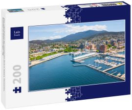 Lais Puzzle - Eine Luftaufnahme des Constitution Dock in Hobart, Tasmanien, Australien an einem sonnigen Tag - 200 Teile