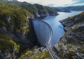 Lais Puzzle - Weitblick auf den Strathgordon-Damm in Tasmanien, Australien - 500 & 1.000 Teile
