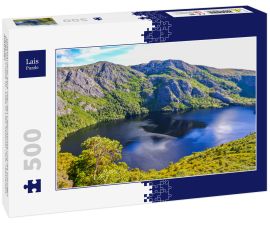 Lais Puzzle - Spektakulärer Blick über den Gletschersee und die schroffen Berge am Cradle Mt - Lake St Clair National Park, Tasmanien, Australien - 500 Teile