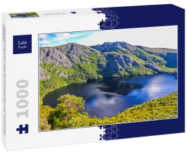 Lais Puzzle - Spektakulärer Blick über den Gletschersee und die schroffen Berge am Cradle Mt - Lake St Clair National Park, Tasmanien, Australien - 1.000 Teile