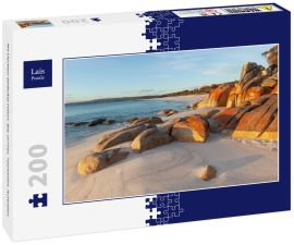 Lais Puzzle - Mit Flechten bedeckte Felsen. Bay of Fires. Tasmanien. Australien - 200 Teile
