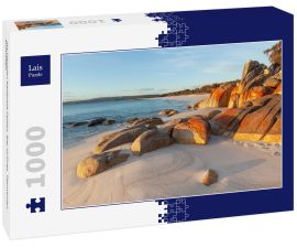 Lais Puzzle - Mit Flechten bedeckte Felsen. Bay of Fires. Tasmanien. Australien - 1.000 Teile