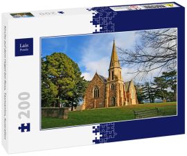 Lais Puzzle - Kirche auf dem Hügel bei Ross, Tasmanien, Australien - 200 Teile
