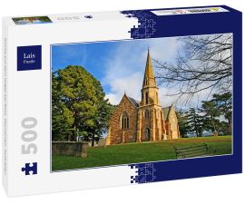 Lais Puzzle - Kirche auf dem Hügel bei Ross, Tasmanien, Australien - 500 Teile