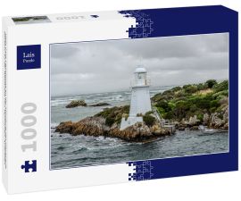 Lais Puzzle - Hells Gate Lighthouse an der Mündung des Macquarie Harbour an der Westküste von Tasmanien, Australien - 1.000 Teile