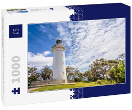 Lais Puzzle - Blick auf weißen Leuchtturm, Tafelkap Tulip, Wynyard, Tasmanien, Australien - 1.000 Teile