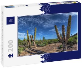 Lais Puzzle - Baja California Sur Riesenkaktus in der Wüste, Mexiko - 200 Teile