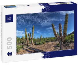 Lais Puzzle - Baja California Sur Riesenkaktus in der Wüste, Mexiko - 500 Teile
