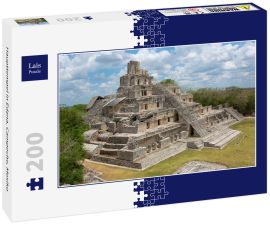 Lais Puzzle - Haupttempel in Edzna, Campeche, Mexiko - 200 Teile