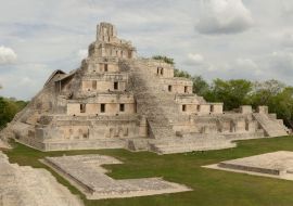 Lais Puzzle - Panoramablick auf die Maya-Pyramiden Edzna. Yucatan, Campeche, Mexiko - 500 & 1.000 Teile