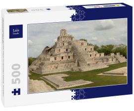 Lais Puzzle - Panoramablick auf die Maya-Pyramiden Edzna. Yucatan, Campeche, Mexiko - 500 Teile