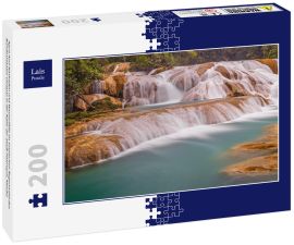 Lais Puzzle - Agua Azul Kaskaden und Wasserfälle im tropischen Regenwald des Bundesstaates Chiapas in der Nähe der Stadt Palenque, Mexiko - 200 Teile