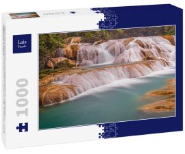 Lais Puzzle - Agua Azul Kaskaden und Wasserfälle im tropischen Regenwald des Bundesstaates Chiapas in der Nähe der Stadt Palenque, Mexiko - 1.000 Teile
