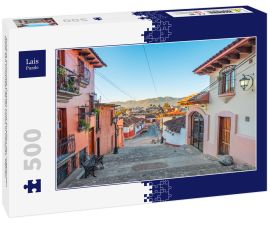 Lais Puzzle - Schöne koloniale Gassen und Straßen der magischen Stadt San Cristobal de las Casas in Chiapas, Mexiko - 500 Teile