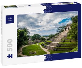 Lais Puzzle - Tempel der Kreuzgruppe in den Maya-Ruinen von Palenque - Chiapas, Mexiko - 500 Teile