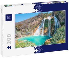 Lais Puzzle - Die erstaunlichen türkisfarbenen Wasserfälle von Chiflon in Chiapas, Mexiko - 200 Teile