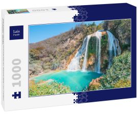 Lais Puzzle - Die erstaunlichen türkisfarbenen Wasserfälle von Chiflon in Chiapas, Mexiko - 1.000 Teile