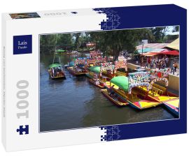 Lais Puzzle - Boote von Xochimilco, Mexiko-Stadt - 1.000 Teile