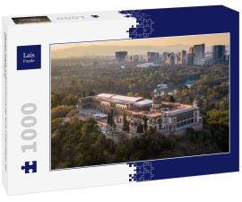 Lais Puzzle - Mexiko-Stadt, Luftaufnahme der Burg Chapultepec bei Sonnenuntergang - 1.000 Teile