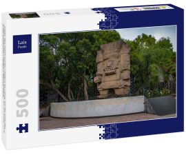 Lais Puzzle - Unter den toltekischen Göttern ist Tlaloc als der Gott des Blitzes oder der Gott des Regens bekannt, ein wichtiger Gott in der aztekischen Religion, Mexiko-Stadt - 500 Teile