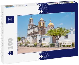 Lais Puzzle - Schöne weiße Stadt Comala in Colima, Mexiko - 100 Teile