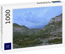 Lais Puzzle - Blick auf den Fluss Nazas in der Abenddämmerung in der Gegend von Canon de Fernandez in Durango, Mexiko - 1.000 Teile