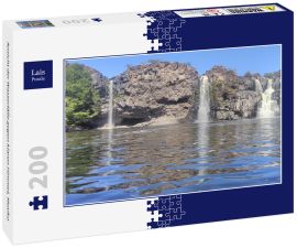 Lais Puzzle - Ansicht der Wasserfälle gegen klaren Himmel, Mexiko - 200 Teile