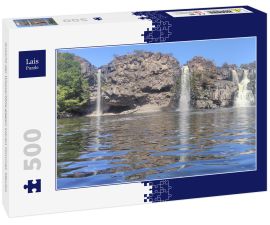 Lais Puzzle - Ansicht der Wasserfälle gegen klaren Himmel, Mexiko - 500 Teile