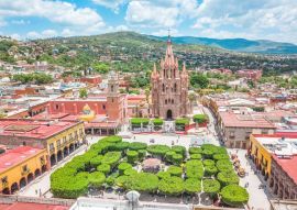 Lais Puzzle - Schöne Luftaufnahme des Hauptplatzes von San Miguel de Allende in Guanajuato, Mexiko - 500 & 1.000 Teile