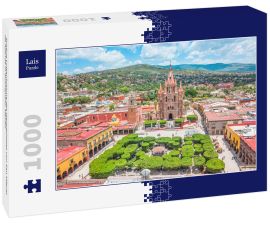 Lais Puzzle - Schöne Luftaufnahme des Hauptplatzes von San Miguel de Allende in Guanajuato, Mexiko - 1.000 Teile