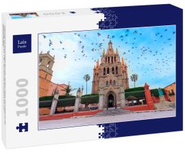 Lais Puzzle - Parroquia Archangel Kirche Jardin Plaza San Miguel de Allende, Mexiko. Die Pfarrkirche entstand im XVI. Jahrhundert. - 1.000 Teile
