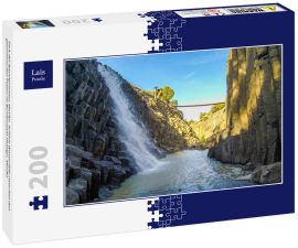 Lais Puzzle - Park der Basaltprismen, Mexiko. Schöne Wasserfälle zwischen den geometrischen Felsen im Bundesstaat Hidalgo, Mexiko - 200 Teile