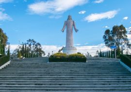 Lais Puzzle - Cristo Rey Statue in Pachuca de Soto - Mexiko. Schöne Christus-Statue auf dem Gipfel des Berges - 500 & 1.000 Teile