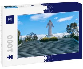 Lais Puzzle - Cristo Rey Statue in Pachuca de Soto - Mexiko. Schöne Christus-Statue auf dem Gipfel des Berges - 1.000 Teile