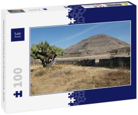 Lais Puzzle - Panorama auf Teotihuacan mit Sonnenpyramide, Mexiko - 100 Teile