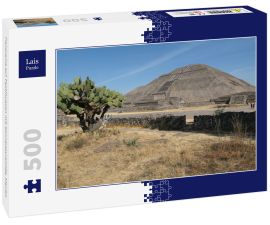 Lais Puzzle - Panorama auf Teotihuacan mit Sonnenpyramide, Mexiko - 500 Teile