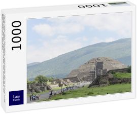 Lais Puzzle - Pyramide des Mondes, piramide de la luna, und Allee der Toten, Calzada de los muertos, in Teotihuacan, Mexiko - 1.000 Teile