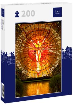 Lais Puzzle - Cosmovitral Botanischer Garten Toluca Mexiko Glasmalerei - 200 Teile