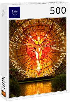 Lais Puzzle - Cosmovitral Botanischer Garten Toluca Mexiko Glasmalerei - 500 Teile