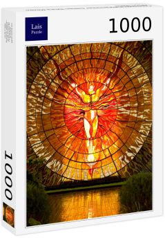 Lais Puzzle - Cosmovitral Botanischer Garten Toluca Mexiko Glasmalerei - 1.000 Teile