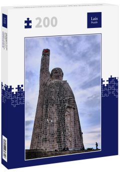 Lais Puzzle - Morelos-Denkmal auf der Janitzio-Insel im Patzcuaro-See, Mexiko - 200 Teile